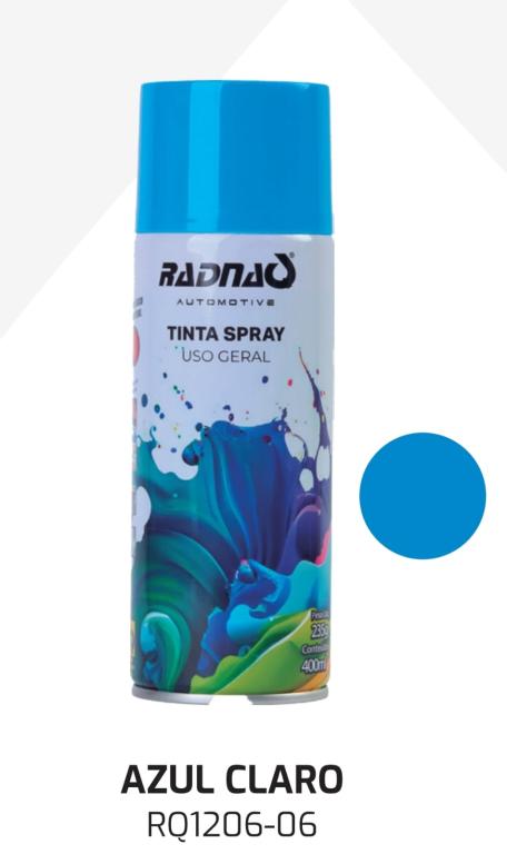 TINTA SPRAY USO GERAL AZUL CLARO 400ML (EMB. C/6)
