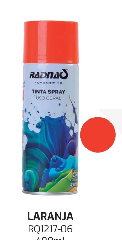 TINTA SPRAY USO GERAL LARANJA 400ML (EMB. C/6)