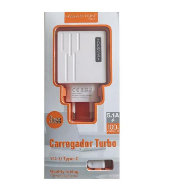 Carregador C/ Cabo Removivel Iphone 5.1A