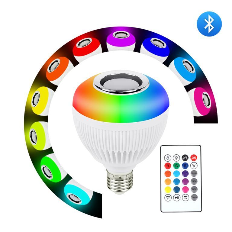 Lampada Com Som Bluetooth