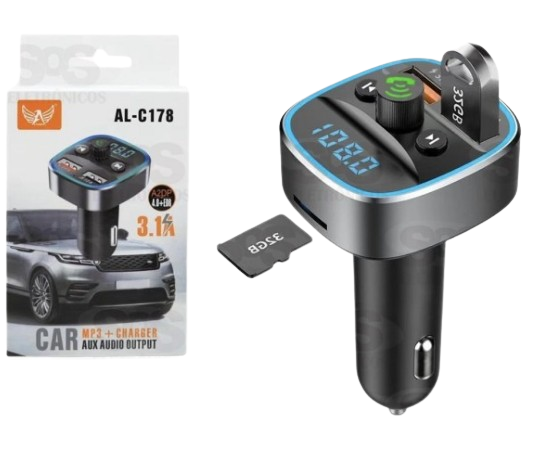 Transmissor Bluetooth Via FM Para Carro