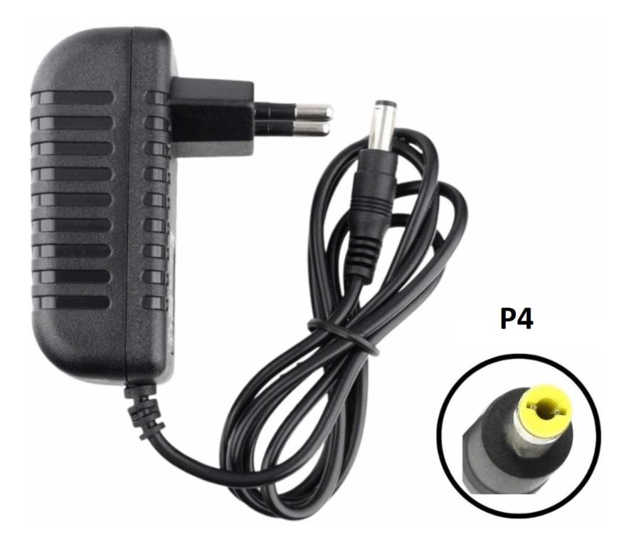 Fonte de Alimentação 9 Volts Conector P4