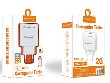 Carregador C/ Cabo Removivel Iphone 6A 30W
