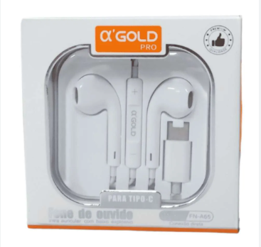 Fone Auricular C/ Fio Tipo C