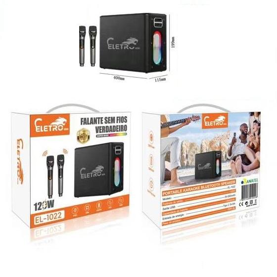 Caixa De Som Bluethooth 120w