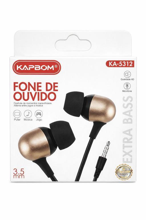 Fone Auricular C/Fio