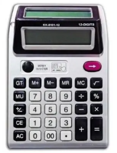 Calculadora Grande 12 Digitos 2 Tela