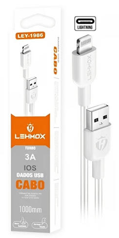 Cabo de Carregamento e Dados Iphone 1M