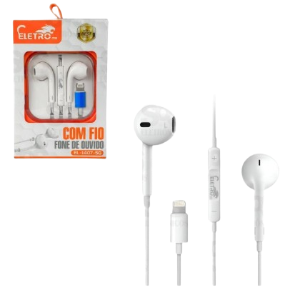 Fone Auricular C/ Fio Iphone