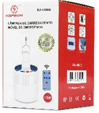 Lampada Led Portatil  Recarregavel 15W