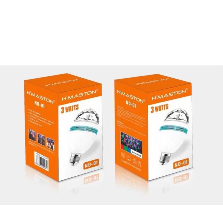 Lampada Led Giratoria Colorida