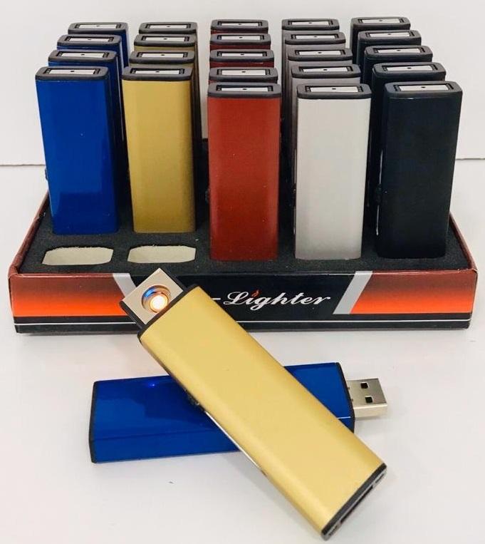 Isqueiro Elétrico Usb BOX C/20