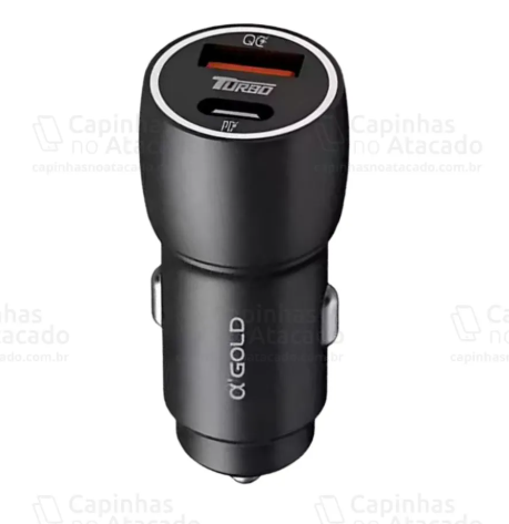 Carregador Veicular S/ Cabo 60w