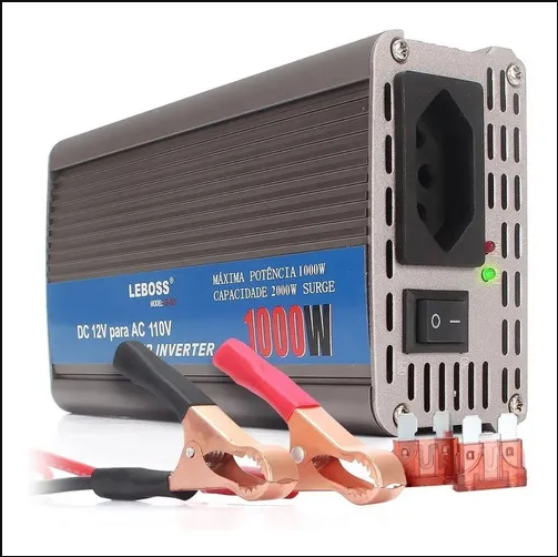 Inversor de Tensão 12v P/ 110v 1000 Watts