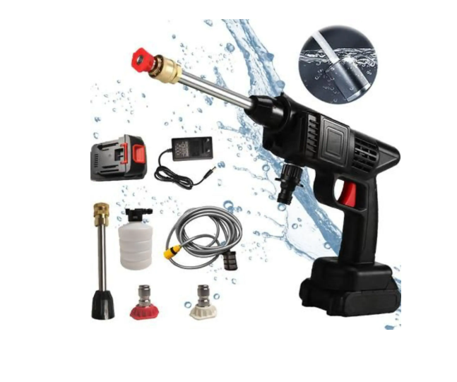 Lavador De Alta Pressão Vap Portátil Recarregável Para Carros  48W