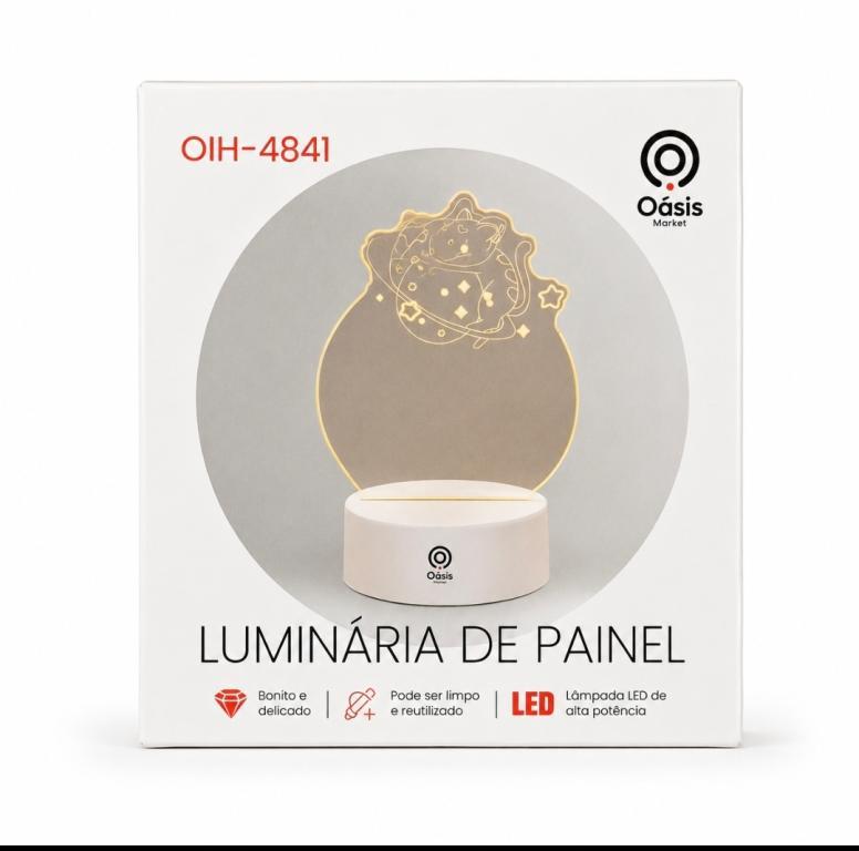 Placa de Recados iluminada