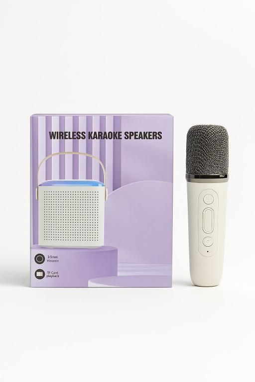 Caixa de Som Bluetooth Karaoke C/ 1 Mic 10W