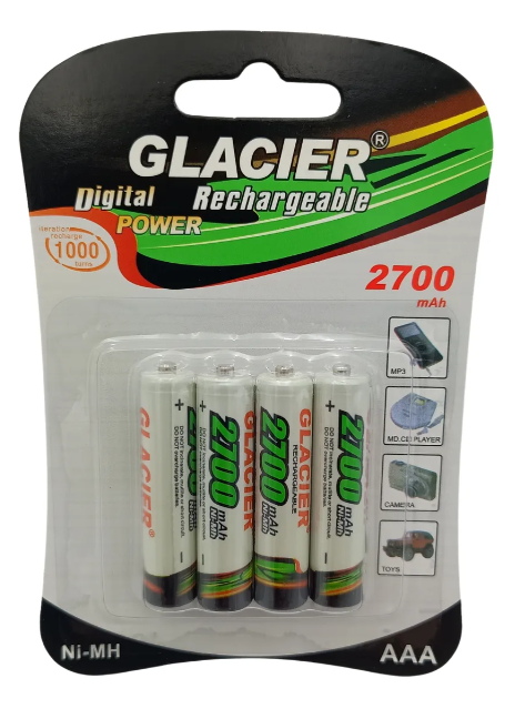 Pilha Recarregavel AAA CX/12  2700mah