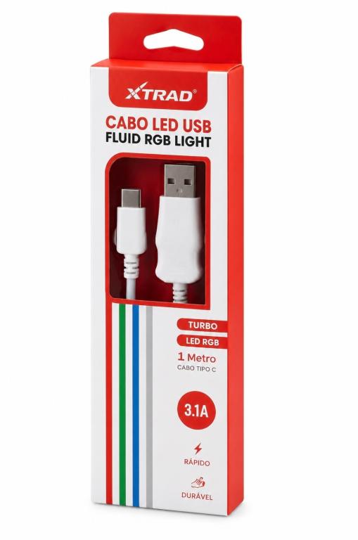 Cabo de Carregamento e Dados Tipo C 1M