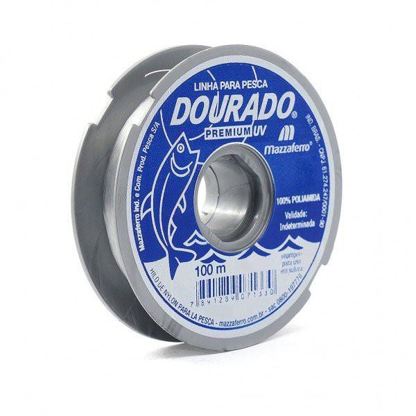Linha Branca Dourado 0,20mm (100m) [5,1lbs] Embalagem: 20und