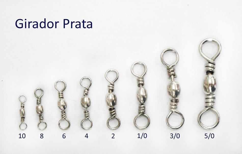 Girador Simples Prata Ottoni nº02 Tam: 2,5cm (100und)