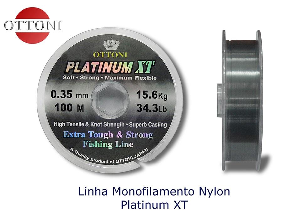Linha Platinum XT Cinza 0,30mm 26,8lbs (100m) CX: 10und