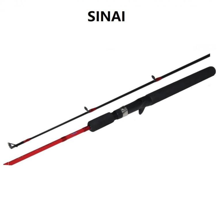 Vara Maruri Sinai 1.65m 2 partes fibra de vidro maciça 08-17lbs molinete