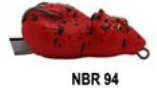 NEW BAD RAT PINGO VERMELHO COM PRETO