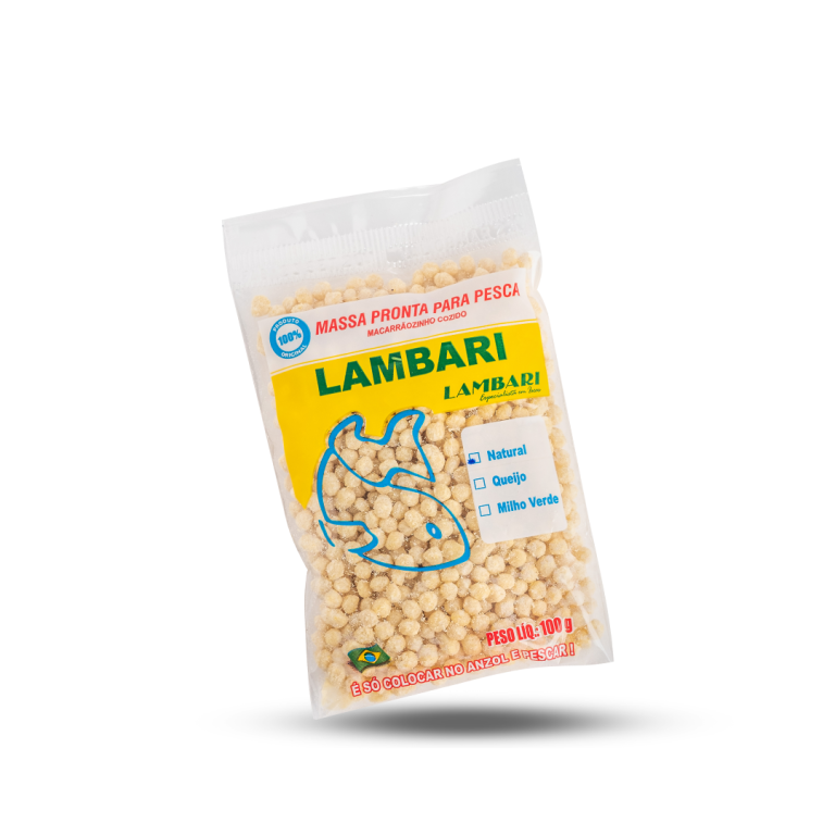 MASSA PRONTA LAMBARI NATURAL 100 GRS