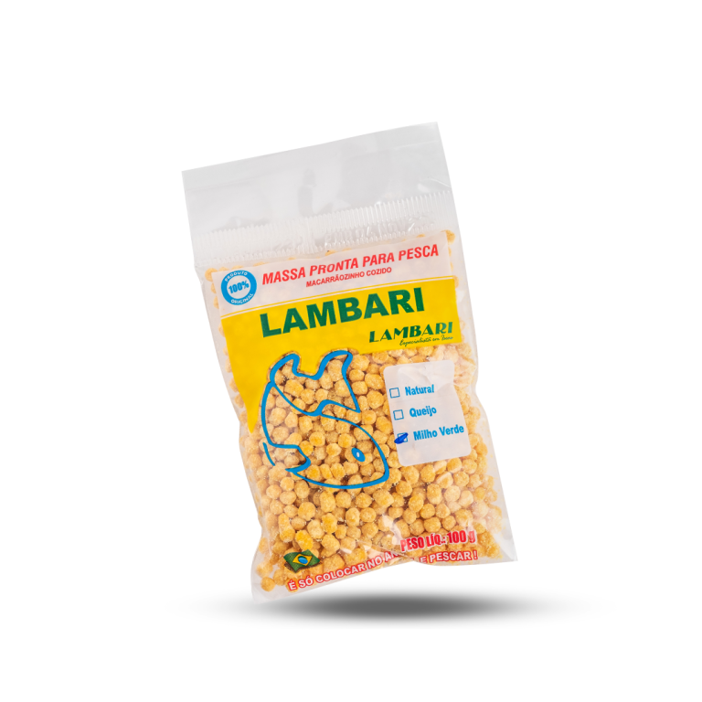 MACARRAO P PESCA LAMBARI MILHO VERDE 100 GRS