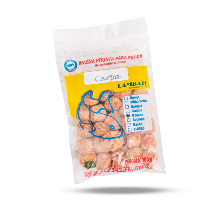MASSA P/PESCAR- CARPA MEL AMEND BANANA 100 GRS