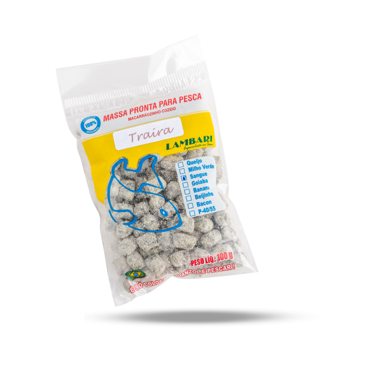 MASSA P/PESCAR- JUNDIA SANGUE 100 GRS