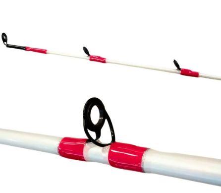 VARA KING 1.50 2 P 15/30LBS FIBRA DE VIDRO BRANCA