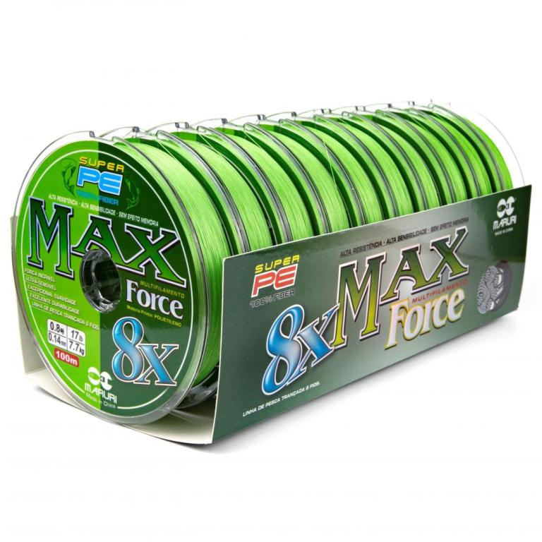 Linha Max 8x 0,55mm 80lbs Cx: 10und