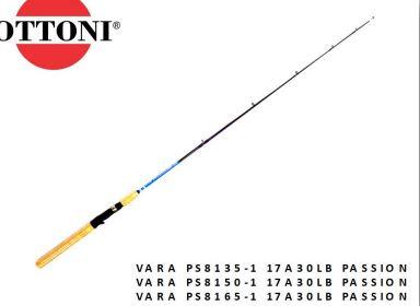 Vara Ottoni Passion 1,35m Inteira (17-30lbs) p/ Carretilha