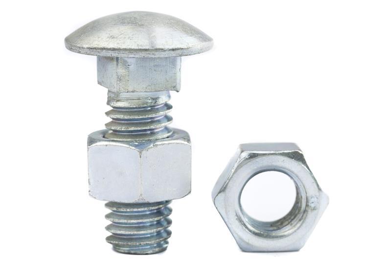 PARAFUSO FRANCES C/ PORCA 3/16-24 X 1-1/4 ZB