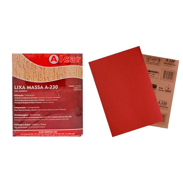 LIXA DE MASSA ALCAR  80 C/25  A230