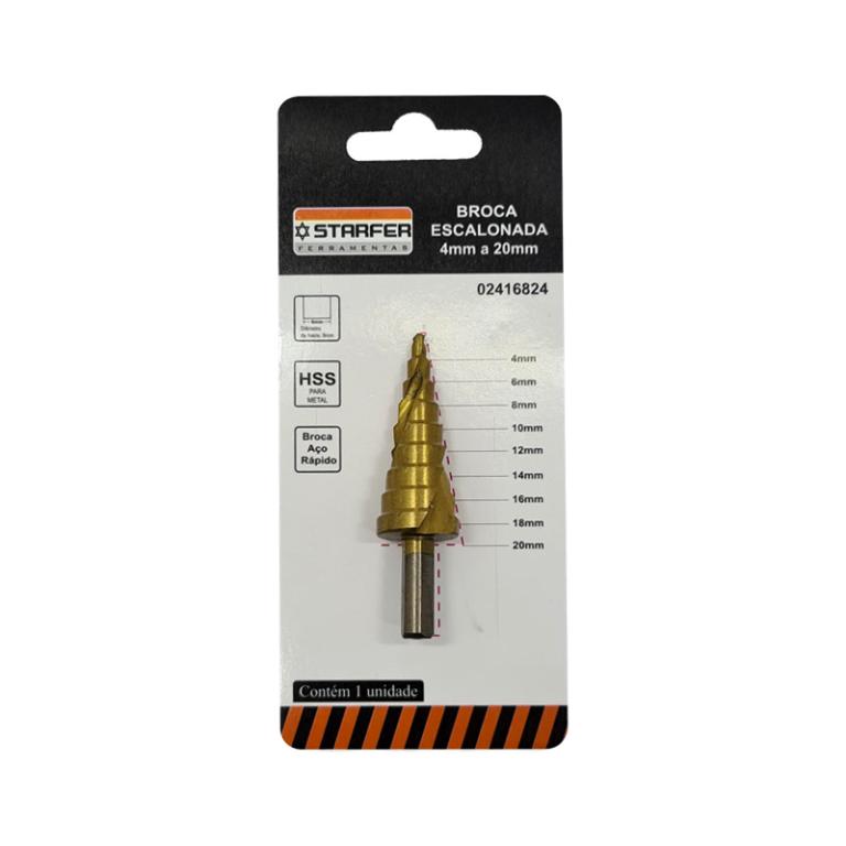 BROCA ESCALONADA STARFER 4 A 20MM