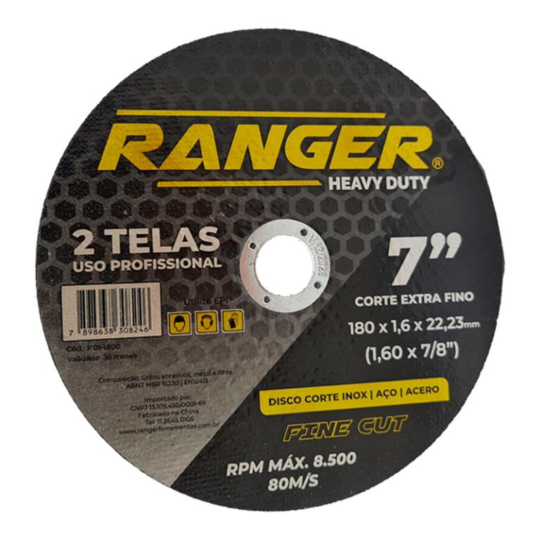 DISCO RANGER INOX 7 X 1.6 X 7/8