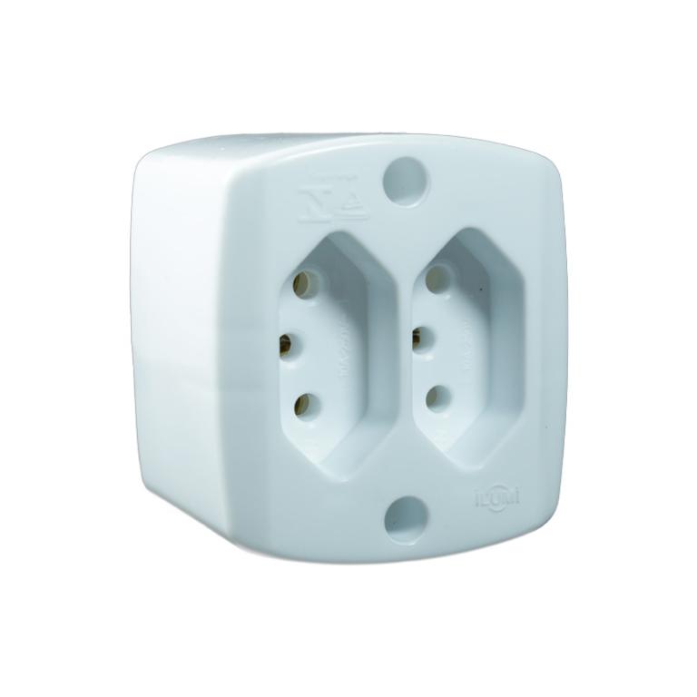 TOMADA ILUMI SOB.RET 2T 10A BR-518