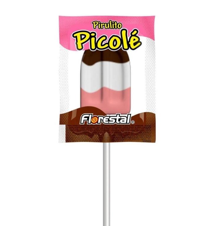 PIRULITO PICOLÉ NAPOLITANO 50 UNID 550G