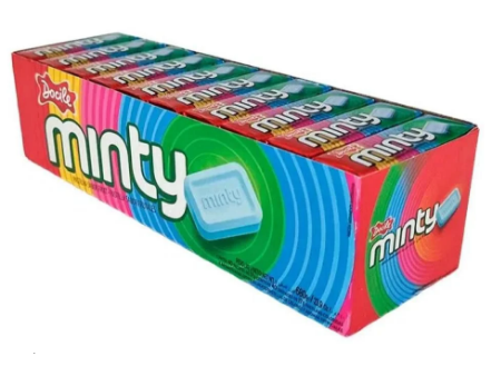 PASTILHA MINTY FRUIT 17g 40UNID
