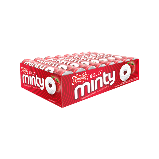 PASTILHA ROLLY MINTY MORANGO 29G