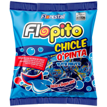 PIRULITO FLOPITO CHICLE Q´PINTA 500G
