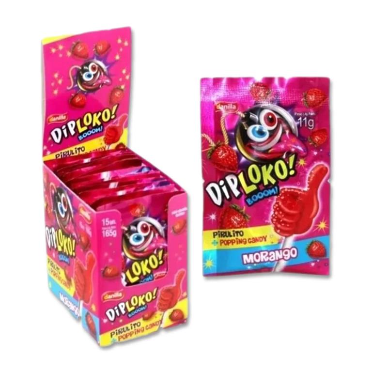 DIP LOKO BOOOM MORANGO 11G