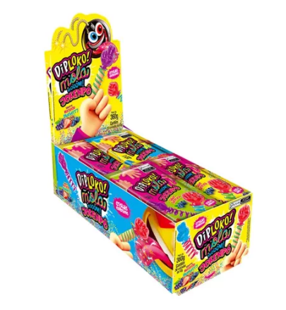 DIPLOKO MOLA BOOM JOKENPÔ MORANGI, BLUEBERRY E UVA 12G