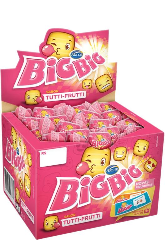 CHICLETE BIG BIG TUTI FRUTTI 315G