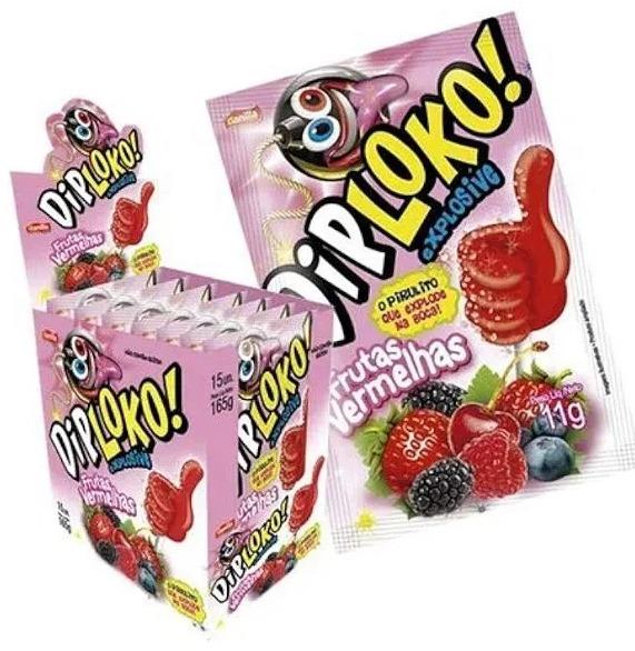 DIP LOKO BOOM FRUTAS VERMELHAS LIKE 11G