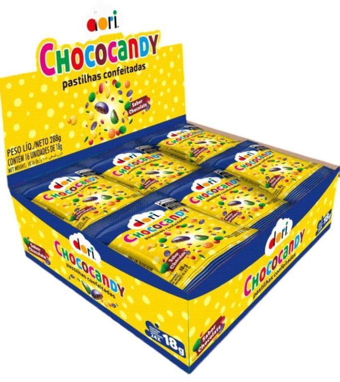 CHOCOCANDY PASTILHA CONF COLOR 18G