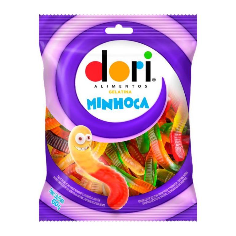 DORI GELATINA MINHOCA 13G